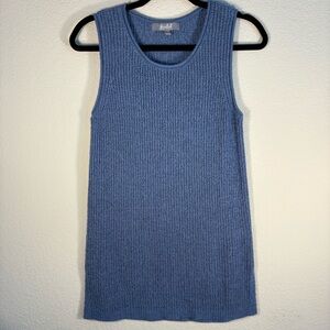 Marled Reunited Clothing blue knit tank